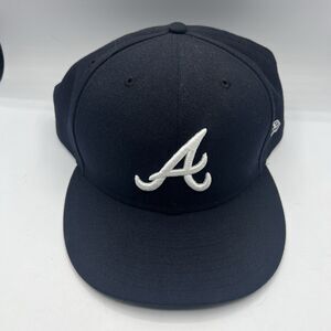 Authentic New Era MLB On-Field 59Fifty Fitted Cap Atlanta Braves BLACK / WHITE